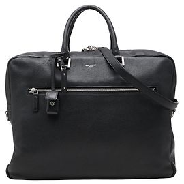 Saint Laurent Sac de Jour Briefcase Black