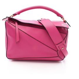 Bolsa Loewe Puzzle Medium 2-Way Handbag Rosa