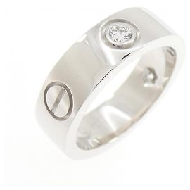 Cartier Love Ring mit halbem Diamanten Andere