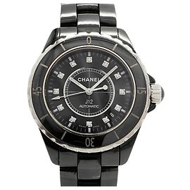 Orologio Chanel J12 Diamond H1626 Quadrante Nero da Uomo Altro