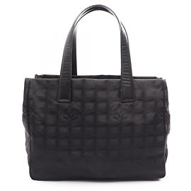 Borsa Tote Chanel New Travel Line MM Nero