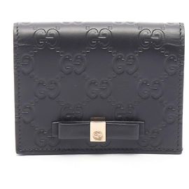 Cartera Bi-fold Guccissima Gucci Negro