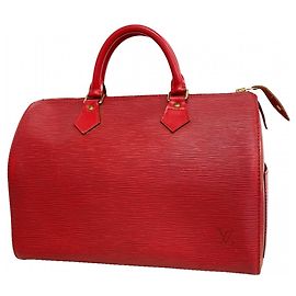 Borsa Louis Vuitton Epi Speedy 30 Rosso