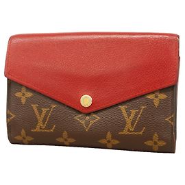 Portafoglio Compatto Louis Vuitton Monogram Pallas in Cerise Fuschia