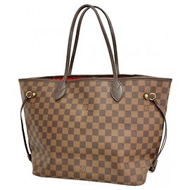Bolso Tote Louis Vuitton Damier Neverfull MM N51105 Ebene Damier ebene