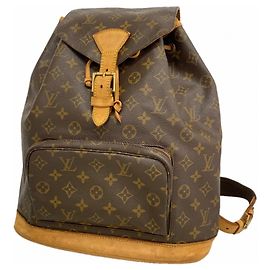 Louis Vuitton Monogram Montsouris GM Backpack Brown