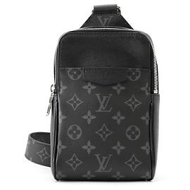 Louis Vuitton Monogram Eclipse Taiga Outdoor Sling Bag Black