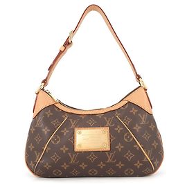 Borsa a spalla Louis Vuitton Monogram Thames PM Marrone