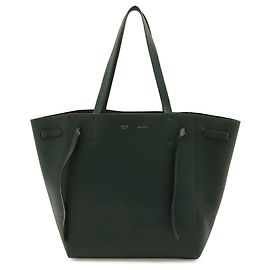 Céline Sac cabas Celine Cabas Phantom Small Belt en vert foncé Vert foncé