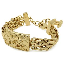 Bracciale Charm Matelassé Coco Mark Chanel D'oro