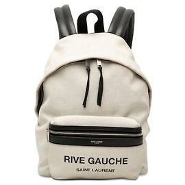 Saint Laurent Rive Gauche Backpack White