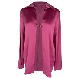 Camicia La Chemise Notte di Jacquemus in raso rosa Rosa