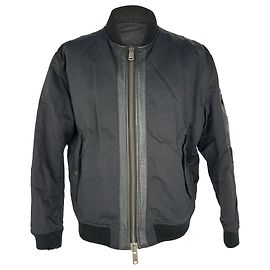 McQ Alexander McQueen Bomberjacke aus schwarzem Polyamid Schwarz