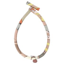 Collar Bride PM en seda multicolor Hermès Multicolor