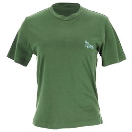 Camiseta Marni com logotipo em algodão verde Verde