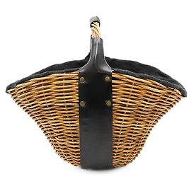 Autre Marque ebagos Oil Shoulder Kōtō Handbag Black Beige