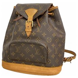 Louis Vuitton Monogram Montsouris MM Backpack Brown