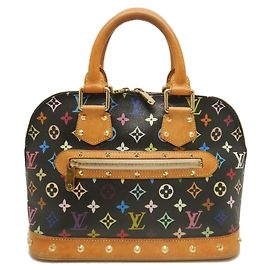 Louis Vuitton Alma PM Multi-color Handbag Black
