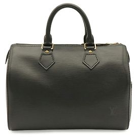 Borsa Louis Vuitton Epi Speedy 25 Nero