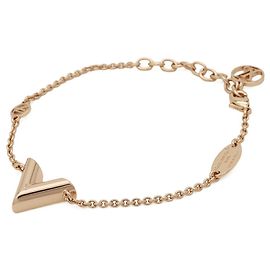 Pulsera Essential V Louis Vuitton - Oro Rosa Dorado