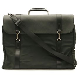 Louis Vuitton Taiga Portable Garment Carrier Shoulder Bag Grey