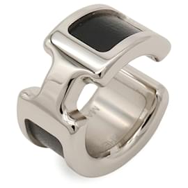Hermès HERMES Olympe PM Ear Cuff Black Silvery