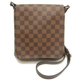 Borsa a Spalla Louis Vuitton Damier Musette Salsa Damier ebene