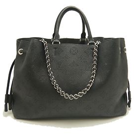 Borsa Tote Louis Vuitton Mahina Bella Nero