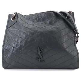 Sac cabas Saint Laurent Niki Chain Marron