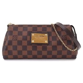 Sac à main/à bandoulière Louis Vuitton Damier Eva Damier ebène