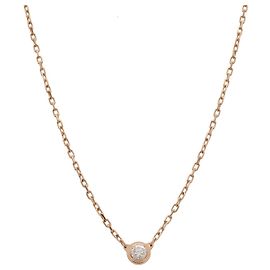 Collier Cartier Diamants Légers Doré