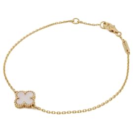 Bracelet Sweet Alhambra de Van Cleef & Arpels Blanc Doré