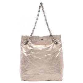 Sac cabas Balenciaga Crush Doré
