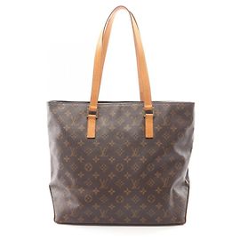 Borsa Cabas Mezzo Monogram Louis Vuitton Marrone