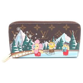 Louis Vuitton Zippy Wallet Monogram Vivienne Brown Multiple colors
