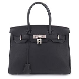 Hermès Hermes Birkin 30 Togo Black Handtasche Schwarz