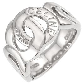 Céline Celine Platinum Band Ring Andere