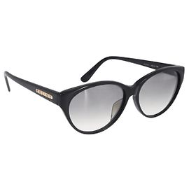 Céline CELINE Sunglasses plastic Black Auth BA14448 Black