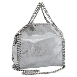 Autre Marque Sac Falabella à chaîne Stella MacCartney polyester 2way Silver Auth BA14408A Argenté