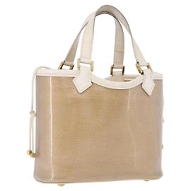 LOUIS VUITTON Epi Plage Mini lagoon Bay Hand Bag Beige Sabre M92473 Auth ka5211 Bege Outro