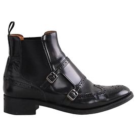 Church's Black Leather Ankle Boots Size 39 Black