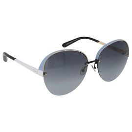 Christian Dior Sonnenbrille Metall Light Blue Black Auth BA14499A Schwarz Hellblau