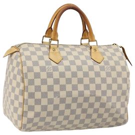 LOUIS VUITTON Bolsa Damier Azur Speedy 30 N41533 LV Auth mr2674A Outro