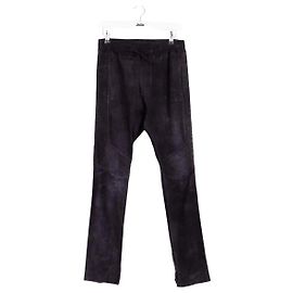 Balmain Schwarze gerade Hose Schwarz