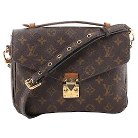 Bolsa Transversal Louis Vuitton Metis MM em Canvas Monogram marrom M44875 Marrom