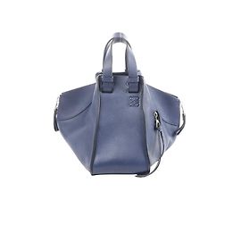 Bolsa de mão 2Way em couro LOEWE Hammock Medium em azul marinho Azul marinho