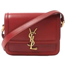 Bolsa transversal de couro Solferino da Saint Laurent Paris Vermelho 634306 Vermelho