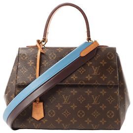 Borsa 2Way Louis Vuitton Cluny MM Monogram Canvas Marrone M42735 Bordò