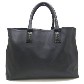 Bottega Veneta Marco Polo Tote Bag Navy blue