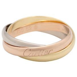 Cartier Trinity Ring Silber Golden
